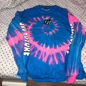 long sleeve tie dye t-shirt